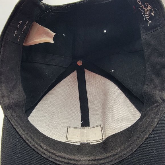 Oneill Collin Adults Unisex Black Hat Mid Profile Adjustable Streetwear - Picture 7 of 10